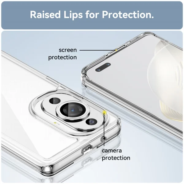 Удароустойчив калъф Acrylic за Huawei Nova 11 Pro / Nova 11 Ultra, Прозрачен 3