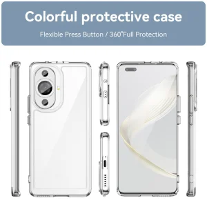 Удароустойчив калъф Acrylic за Huawei Nova 11 Pro / Nova 11 Ultra, Прозрачен 4