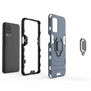 Удароустойчив Калъф Kickstand за OPPO A54 4G, Син 4