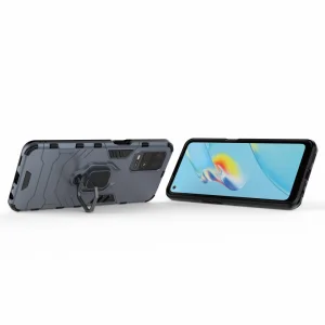 Удароустойчив Калъф Kickstand за OPPO A54 4G, Син 5
