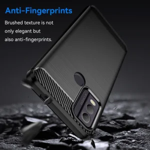 Силиконов Калъф Carbon за Nokia C22, Черен 5