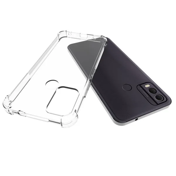 Anti-drop silicone case for Nokia C22, Transparent 2