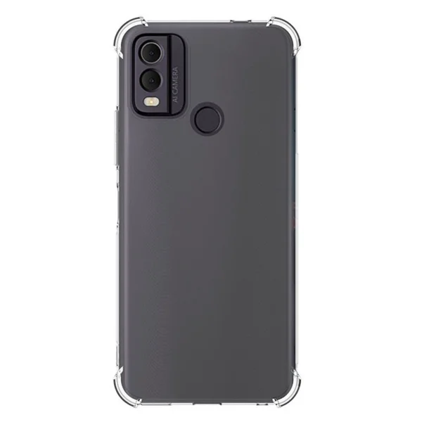 Anti-drop silicone case for Nokia C22, Transparent 1