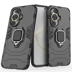 Удароустойчив Калъф Hybrid Cover за Huawei Nova 11 Pro / Nova 11 Ultra, Ring Holder, Черен