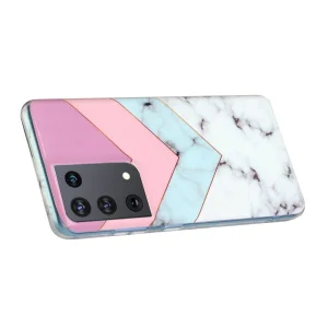 Силиконов калъф за Samsung Galaxy S21 Ultra, Цветни форми 4
