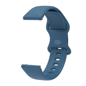 Универсална силиконова каишка за часовници Samsung, Huawei, Amazfit, 22mm, Син