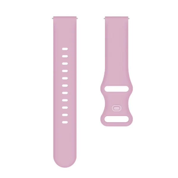 Universal silicone strap for Samsung, Huawei, Amazfit watches, 22mm, Pink 2