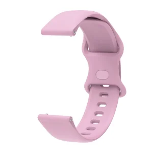Универсална силиконова каишка за часовници Samsung, Huawei, Amazfit, 22mm, Розово
