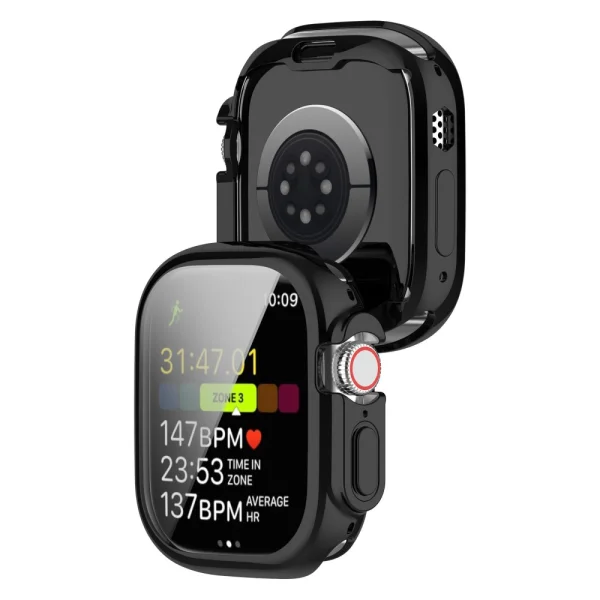 Силиконов калъф за Apple Watch Ultra 49mm, Черен 3