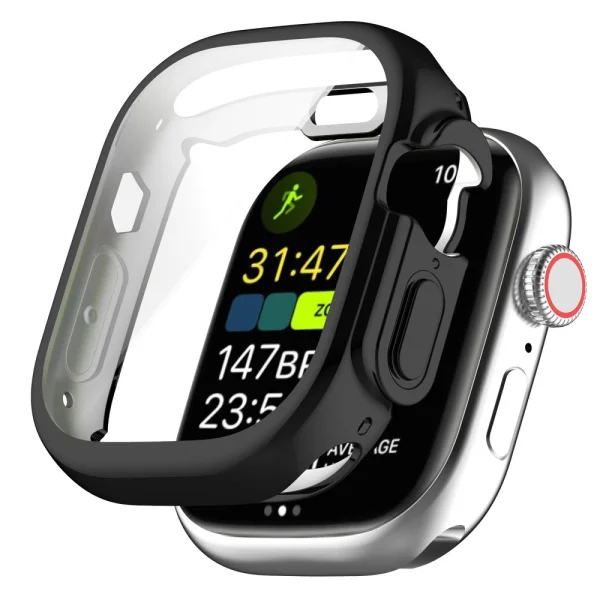 Силиконов калъф за Apple Watch Ultra 49mm, Черен 1