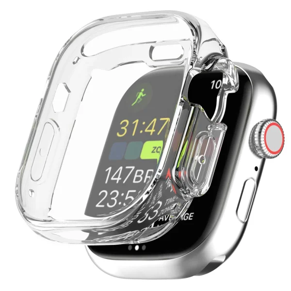 Silicone Case for Apple Watch Ultra 49mm, Clear 1