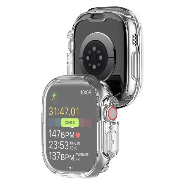 Silicone Case for Apple Watch Ultra 49mm, Clear 3