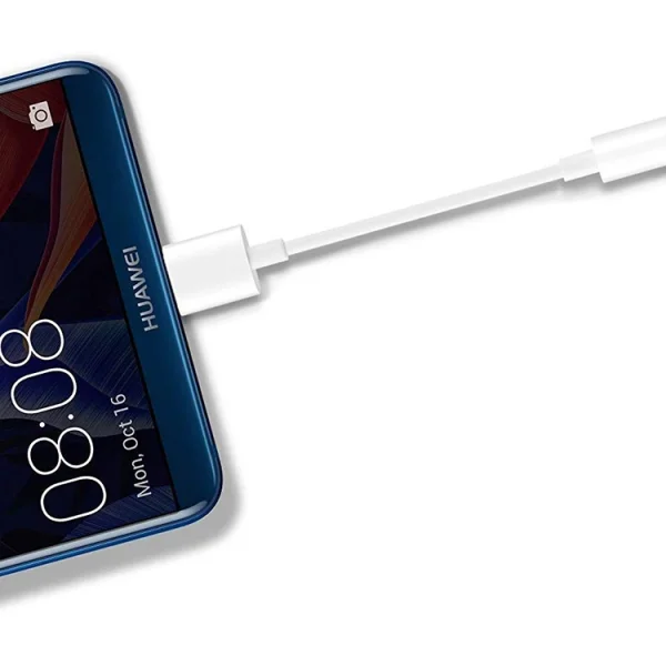 Адаптер Huawei CM20 HF/audio (Jack 3,5 mm - Type C) Bulk White 2