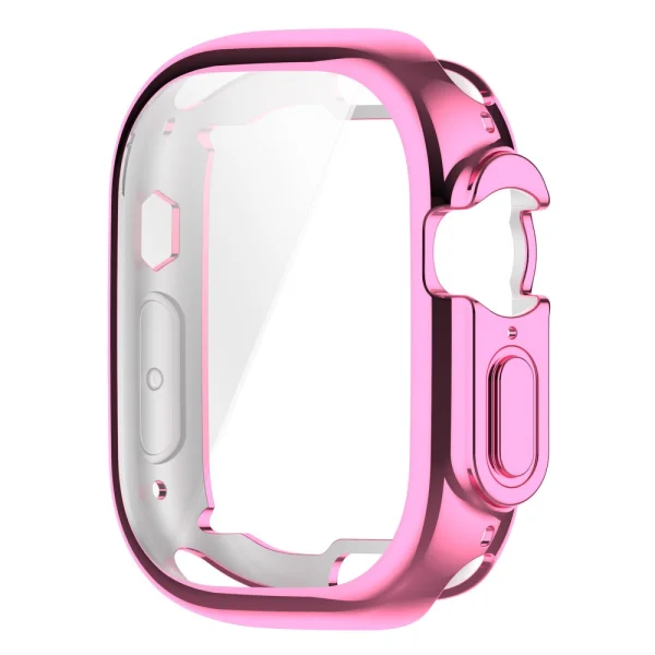 Силиконов калъф за Apple Watch Ultra 49mm, Розов 2
