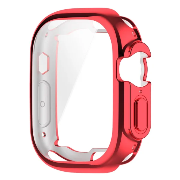 Силиконов калъф за Apple Watch Ultra 49mm, Червен 2