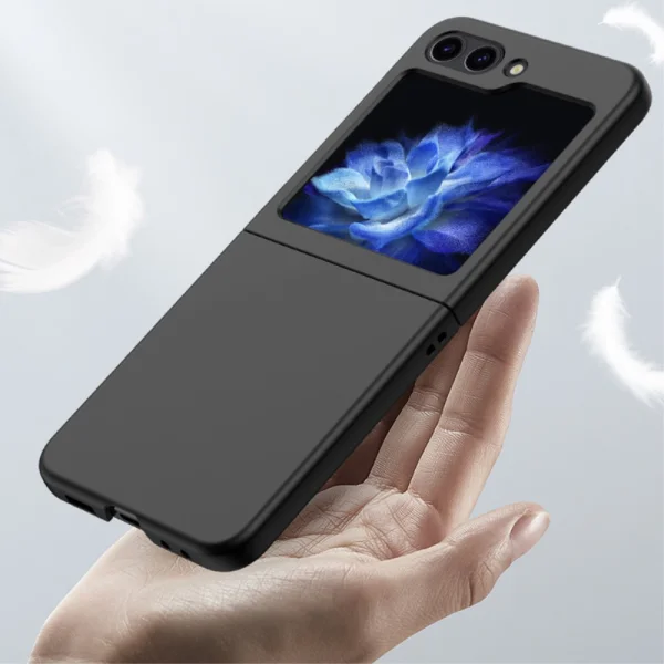 Пластмасов калъф за Samsung Galaxy Z Flip 5 5G, Черен 2