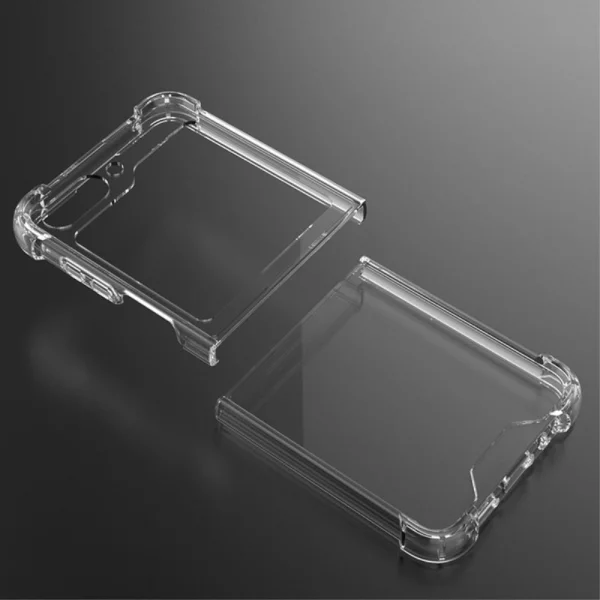 Shockproof Case for Samsung Galaxy Z Flip 5 5G, Transparent 5