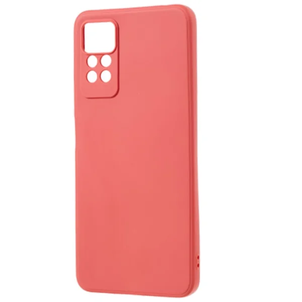 Силиконов калъф Straight за Xiaomi Redmi Note 12 Pro 4G, Червен 2