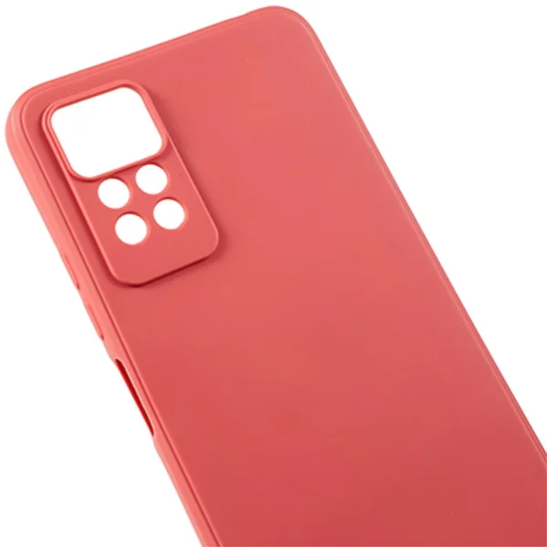 Силиконов калъф Straight за Xiaomi Redmi Note 12 Pro 4G, Червен 5