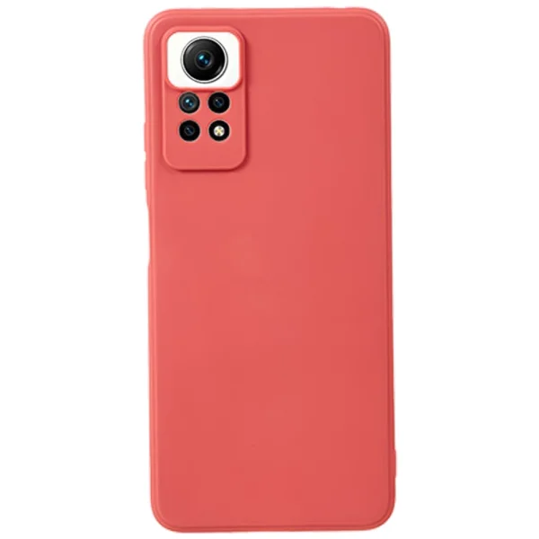 Силиконов калъф Straight за Xiaomi Redmi Note 12 Pro 4G, Червен 1