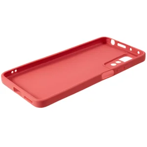 Силиконов калъф Straight за Xiaomi Redmi Note 12 Pro 4G, Червен 4
