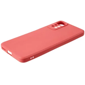 Силиконов калъф Straight за Xiaomi Redmi Note 12 Pro 4G, Червен 3