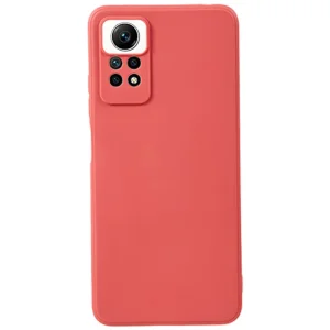 Силиконов калъф Straight за Xiaomi Redmi Note 12 Pro 4G, Червен