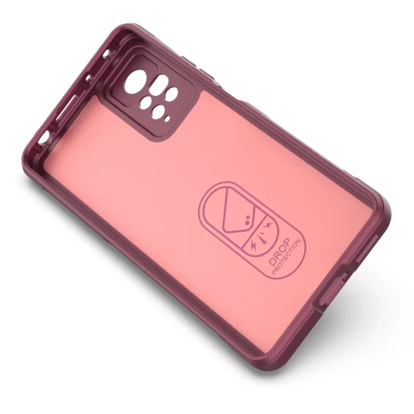 Silicone case Wear-resistant for Xiaomi Redmi Note 12 Pro 4G, Red 3