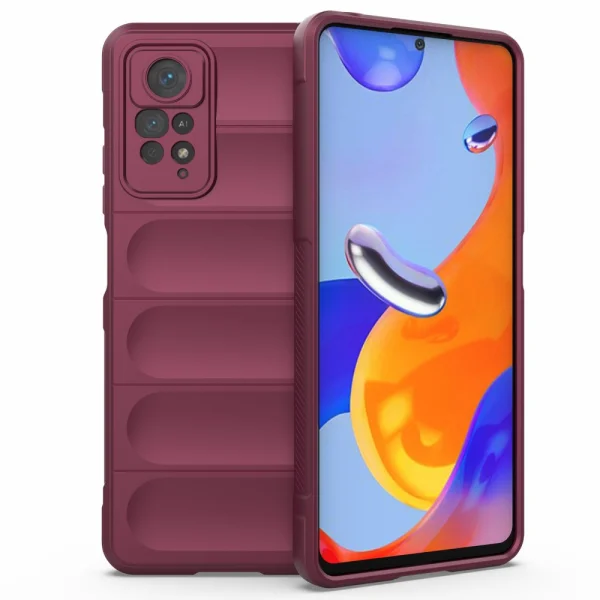 Silicone case Wear-resistant for Xiaomi Redmi Note 12 Pro 4G, Red 2
