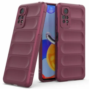 Силиконов калъф Wear-resistant за Xiaomi Redmi Note 12 Pro 4G, Червен