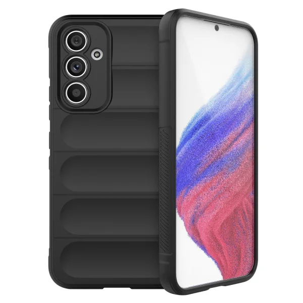 Silicone case Wear-resistant for Samsung Galaxy A54 5G, Black 2