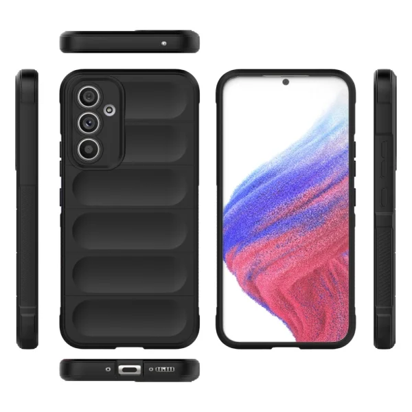 Silicone case Wear-resistant for Samsung Galaxy A54 5G, Black 4