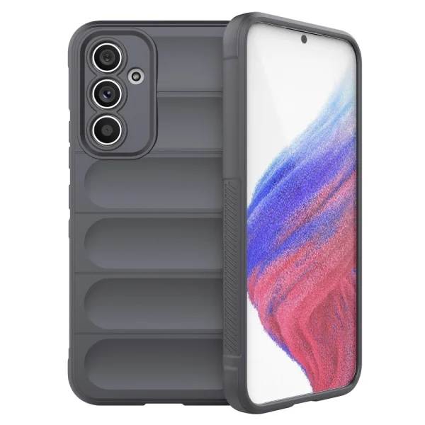 Silicone case Wear-resistant for Samsung Galaxy A54 5G, Dark gray 1