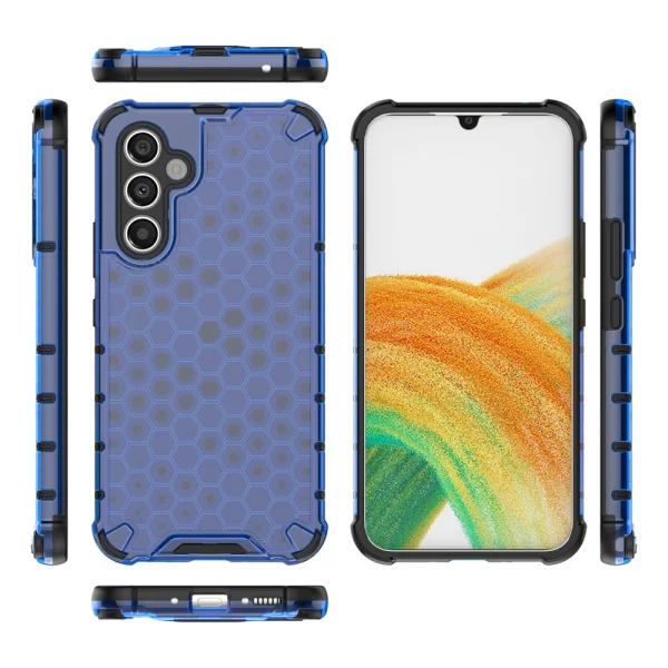 Shock Absorber case for Samsung Galaxy A54 5G, Blue 4