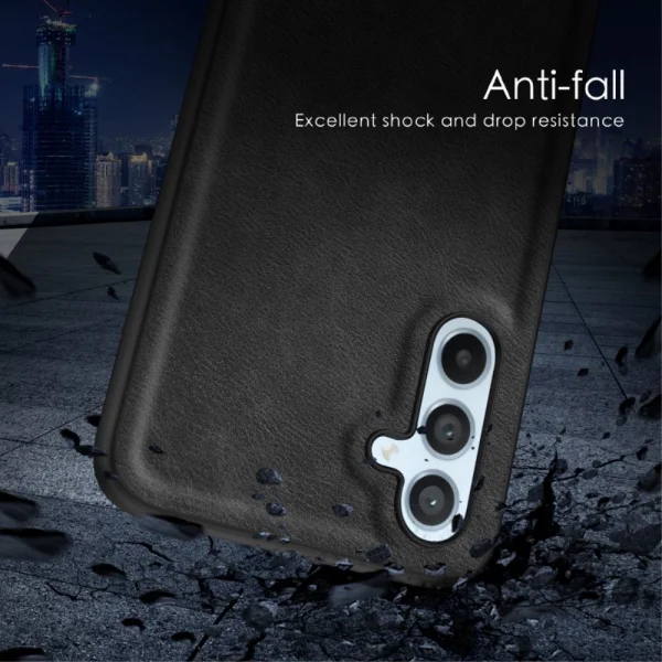 Leather Retro Case for Samsung Galaxy A54 5G, Black 2