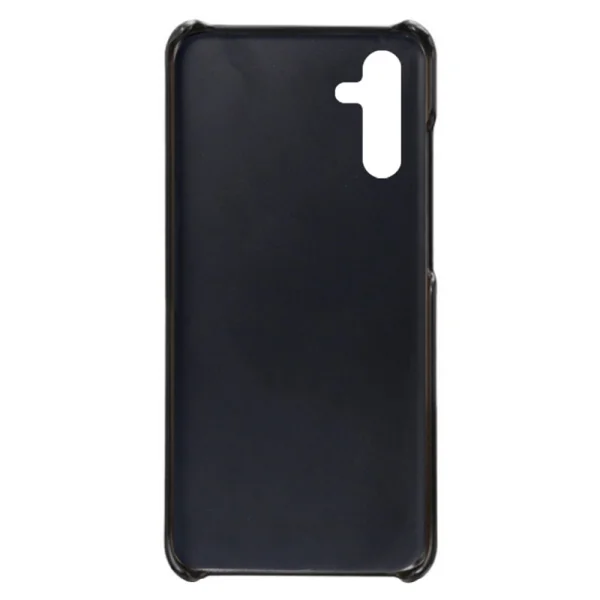 Plastic Case Leather Coated for Samsung Galaxy A54 5G, Black 4