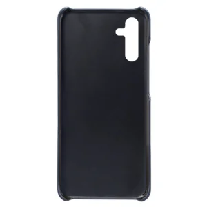 Leather Coated plastic case for Samsung Galaxy A54 5G, Dark blue 4