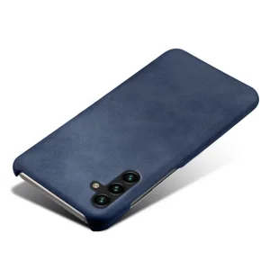 Leather Coated plastic case for Samsung Galaxy A54 5G, Dark blue 3