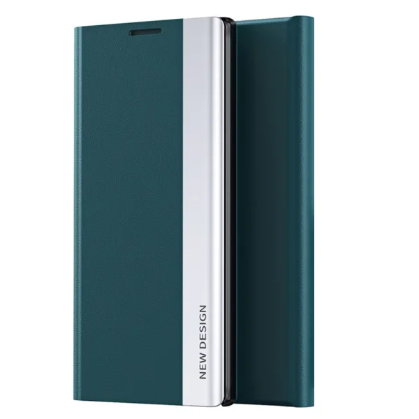 Electroplating Flip Case for Samsung Galaxy A54 5G, Dark Green 1