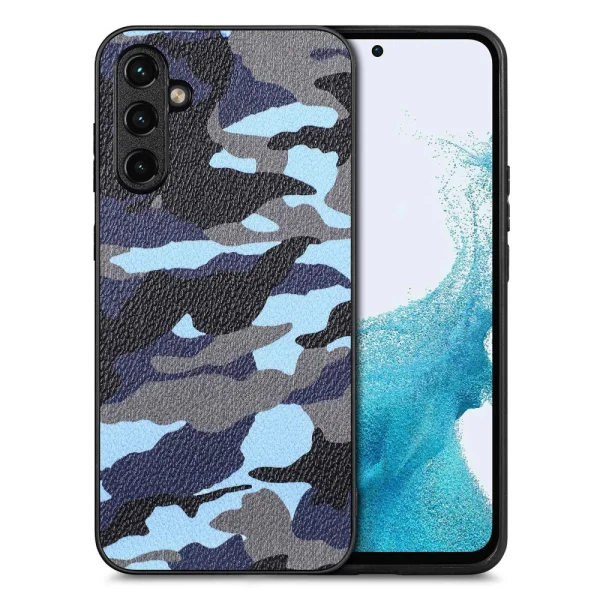 Silicone case Camouflage for Samsung Galaxy A54 5G, Blue camouflage 1