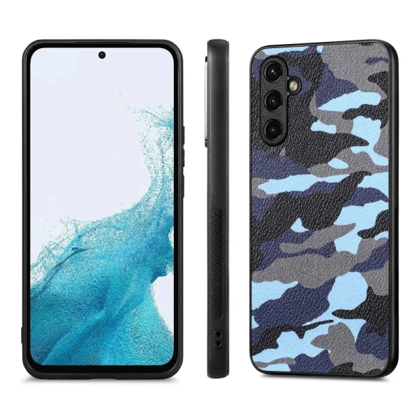 Silicone case Camouflage for Samsung Galaxy A54 5G, Blue camouflage 2
