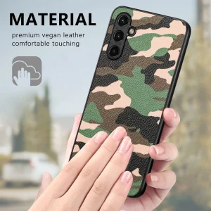 Silicone case Camouflage for Samsung Galaxy A54 5G, Green camouflage 3