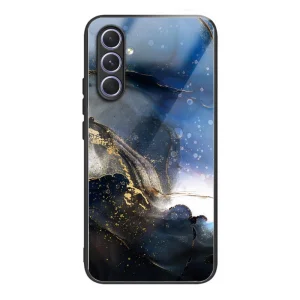 Стъклен Гръб Glass за Samsung Galaxy A54 5G, Син мрамор