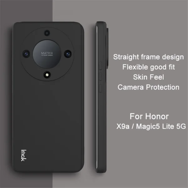 Силиконов калъф IMAK UC-4 за Honor Magic 5 Lite 5G, Черен 2