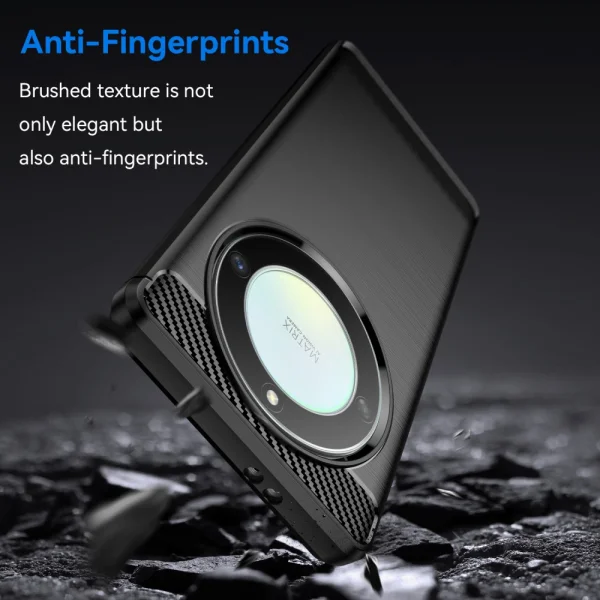 Silicon Case Carbon for Honor Magic 5 Lite 5G, Black 4