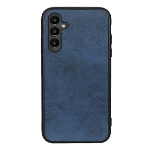 Удароустойчив калъф Leather Coated за Samsung Galaxy A14 5G, Син