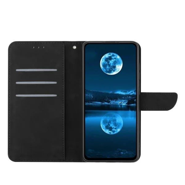 Leather Wallet case for Honor Magic 5 Lite 5G, Black 2