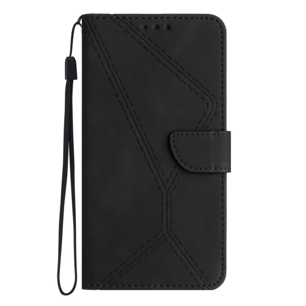 Leather Wallet case for Honor Magic 5 Lite 5G, Black 6