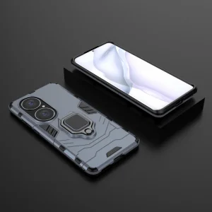 Удароустойчив Калъф Hybrid Cover за Huawei P50 Pro, Ring Holder, Син 4