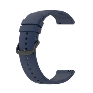 Силиконова каишка за Samsung Galaxy Watch 5 / Watch 5 Pro / Watch4 Classic / Watch4 / Watch3 / Watch Active, 20mm, Тъмно син